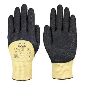 EDGE 48-710 Heavy Duty Industrial Gloves | Maximum Cut & Puncture Resistance - ANSI A4 / EN ISO D