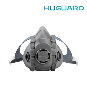 HUGUARD 8300 Reusable Half Face Mask | Twin Filter Respirator - Protection Against Vapors, Gases & Particles