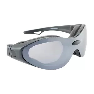 نظارة حماية بعدسات بولي كاربونات قابلة للتبديل حزام - اذرع عادية