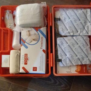 حقيبة إسعافات أولية ديلوكس للمنزل والمكتب | عدة طوارئ كاملة | أكثر من 50 قطعة