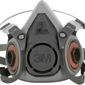 قناع نصف وجه 3M 6200 قابل لإعادة الاستخدام – مقاس متوسط