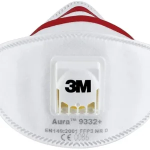 كمامة 3M Aura 9332+ FFP3 NR D بصمام
